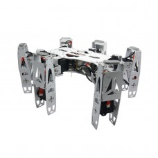 Metal Hexapod Spider RC Robot Frame Kits Basic Configuration w/ Handle & WIFI Camera