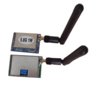 5.8G 1W TX5833 Module + Receiver RX5802 Module for Multicopter FPV Photography w/ 3dB Antenna 