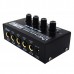 One In Four Out Converter Headphone Amplifier PC Audio Amp Earphone Monitoring