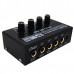 One In Four Out Converter Headphone Amplifier PC Audio Amp Earphone Monitoring