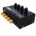 One In Four Out Converter Headphone Amplifier PC Audio Amp Earphone Monitoring