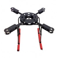 700mm Wheelbase Carbon Fiber Quadcopter Frame Kit w/ High Landing Gear Skid