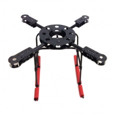 700mm Wheelbase Carbon Fiber Quadcopter Frame Kit w/ High Landing Gear Skid