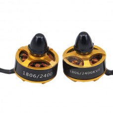 Customized 1806 KV2400 CW Brushless Motor w/ 2MM Banana Head Male Head for QAV250 Quad Multicopter for FPV Photography