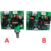 NE5532 Preamplifier Board Front Panel Single Power Supply w/ Volume Potentiometer Can Change Operational Amp