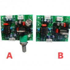 NE5532 Preamplifier Board Front Panel Single Power Supply w/ Volume Potentiometer Can Change Operational Amp