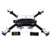 SAGA E350 Mini Carbon Fiber Quadcopter for FPV Photography w/ Camera Damper Board Kits