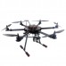 700MM GF-HF700 Carbon Fiber Mini Hexacopter I Shape Umbrella Folding w/ Landing Gear for FPV Photography