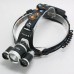 Boruit 5000 Lumen Headlamp CREE XML T6*3 RJ3000 Led Headlight 4Mode Rechargable Head Lamp