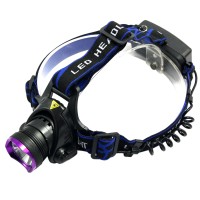 K13 Pureple Head High Power Headlamp CREE LED Lamp Headlight High Power for Hiking Fishing Camping