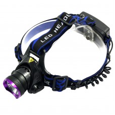 K13 Pureple Head High Power Headlamp CREE LED Lamp Headlight High Power for Hiking Fishing Camping