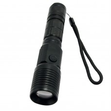 Super Bright New USB T6 Flashlight Chargeable Torch w/ USB Charging Port for Outdoor Sport Camping Hiking