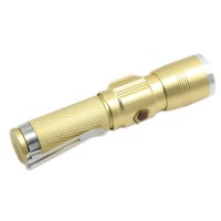 Golden 515 Mini Flashlight 5W XPE LED 600Lm Rechargeable Flashlight Torch w/ Charging Port 