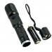 Super Bright New USB XPE Flashlight Chargeable Torch Zoom for Outdoor Sport Camping Hiking