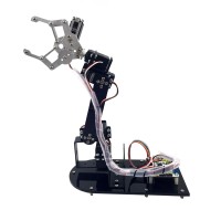 5DOF Mechanical Arm Metal Structure Holder Kits No Metal Servo Horn for Robot Teaching Platform