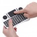 RT-MWK08 2.4G Touch Screen Multimedia Wireless MINI Keyboard White