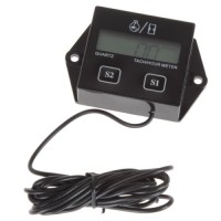 LCD Display Digital Tachometer Hour Meter For Motorcycle / Boat Engines