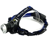 XQ58 T6 Side Switch Light Zoom High Power Headlamp for Hiking Camping Fishing Outdoor Sports