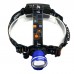 205 T6 Boruit High Power Headlamp Blue w/ Colorful Strap for Hiking Fishing Outdoor Sports