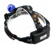 205 T6 Boruit High Power Headlamp Blue w/ Colorful Strap for Hiking Fishing Outdoor Sports