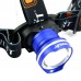205 T6 Boruit High Power Headlamp Blue w/ Colorful Strap for Hiking Fishing Outdoor Sports
