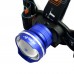 205 T6 Boruit High Power Headlamp Blue w/ Colorful Strap for Hiking Fishing Outdoor Sports