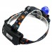 205 T6 Boruit High Power Headlamp Blue w/ Colorful Strap for Hiking Fishing Outdoor Sports