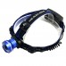 205 T6 Blue Strap Light High Power Headlamp for Hiking Fishing Outdoor Sports