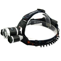 RJ3000 Purple Light High Power Headlamp for Hiking Fishing Outdoor Sports