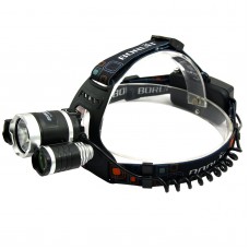 RJ3000 Purple Light High Power Headlamp for Hiking Fishing Outdoor Sports