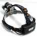 BORUIT RJ3001 3xT6 Three LED Lights High Power Headlamp for Hiking Fishing Outdoor Sports