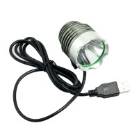 T6 Single LED White Light USB Interface High Power Bicycle Lamp for Hiking Camping Fishing Outdoor Sports