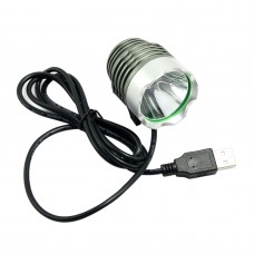 T6 Single LED White Light USB Interface High Power Bicycle Lamp for Hiking Camping Fishing Outdoor Sports