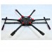 T900 6 Axis Carbon Fiber Hexacopter Frame Kits No Electronic Landing Gear for Multicopter FPV Photography