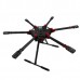 T900 6 Axis Carbon Fiber Hexacopter Frame Kits No Electronic Landing Gear for Multicopter FPV Photography
