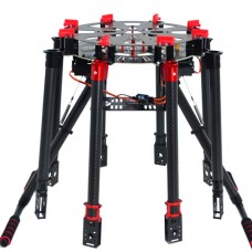 S1200 Carbon Fiber Folding Octacopter Frame Kits No Landing Gear for FPV Photography
