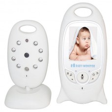 Night Vision VOX Baby Monitor w/ 8 Lullabies Temperature 2 Way AudioTalking