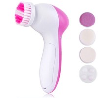 5 in 1 Electronic Facial Cleaner Face Body Skin Care Beauty Massager w/ Brush