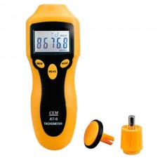 CEM AT-8 Accuracy Contact/Non-conta Tachometers 1 to 99,999 RPM Rotating Tester