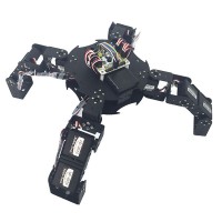 12DOF LCR-4 Four Feet Mechanical Robot Bracket Kits & Servo & Control Board & Handle for Platform Teaching