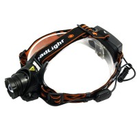 204 XQ51 Cable Switch Orange Strap High Power Headlamp Camping Headlight Cycling Lanterna LED