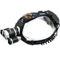 RJ5000 New 6000 Lumens 3 x L2 Head Lamp High Power LED Headlamp Torch Bike Riding Lamp For Camping Hunting