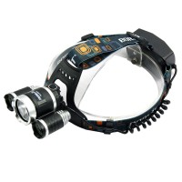 RJ5000 New 3600 Lumens 3 x T6 Head Lamp High Power LED Headlamp Torch Bike Riding Lamp For Camping Hunting