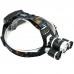 RJ5000 New 3600 Lumens 3 x T6 Head Lamp High Power LED Headlamp Torch Bike Riding Lamp For Camping Hunting