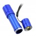 006T6 2017 T6 Blue Zoom Mini Flashlight Flashlight Torch Use Battery for Hiking Camping Outdoor Sports 