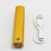 Power Bank Flashlight Torch CREE XPE Lightbulb 250 Lumin Golden for Hiking Camping Outdoor Sports