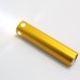 Power Bank Flashlight Torch CREE XPE Lightbulb 250 Lumin Golden for Hiking Camping Outdoor Sports