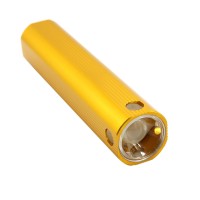 Power Bank Flashlight Torch CREE XPE Lightbulb 250 Lumin Golden for Hiking Camping Outdoor Sports