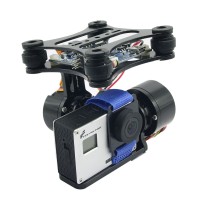 DJI Phantom Gopro3 Two Axis Brushless Gimbal Frame Kit Free Debugging for Multicopter FPV Phtography