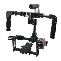 3 Axis Handle DSLR Carbon Fiber Brushless Gimbal Handle Camera Mount for Photography 